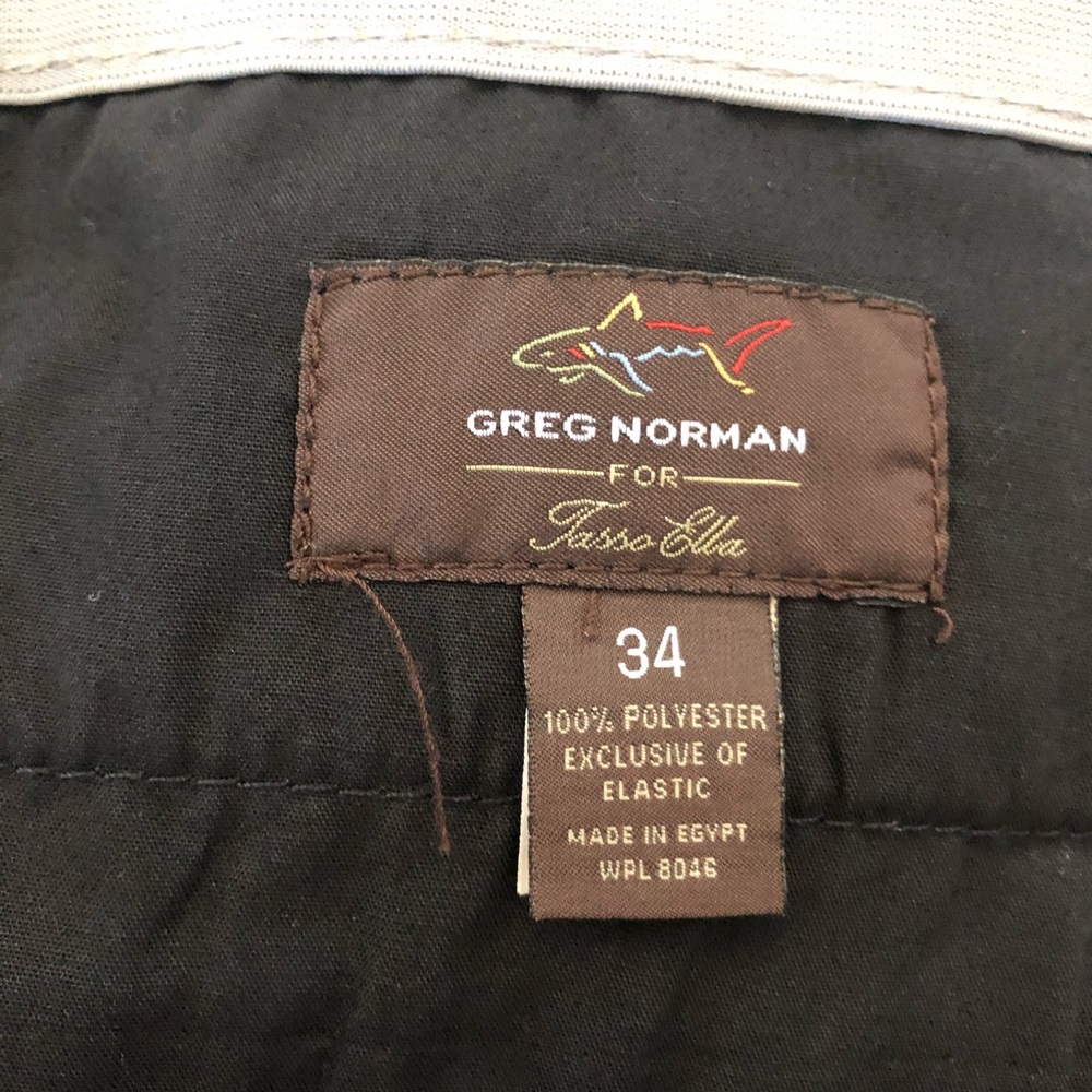 Greg Norman khaki golf shorts size 34 - Picture 5 of 6